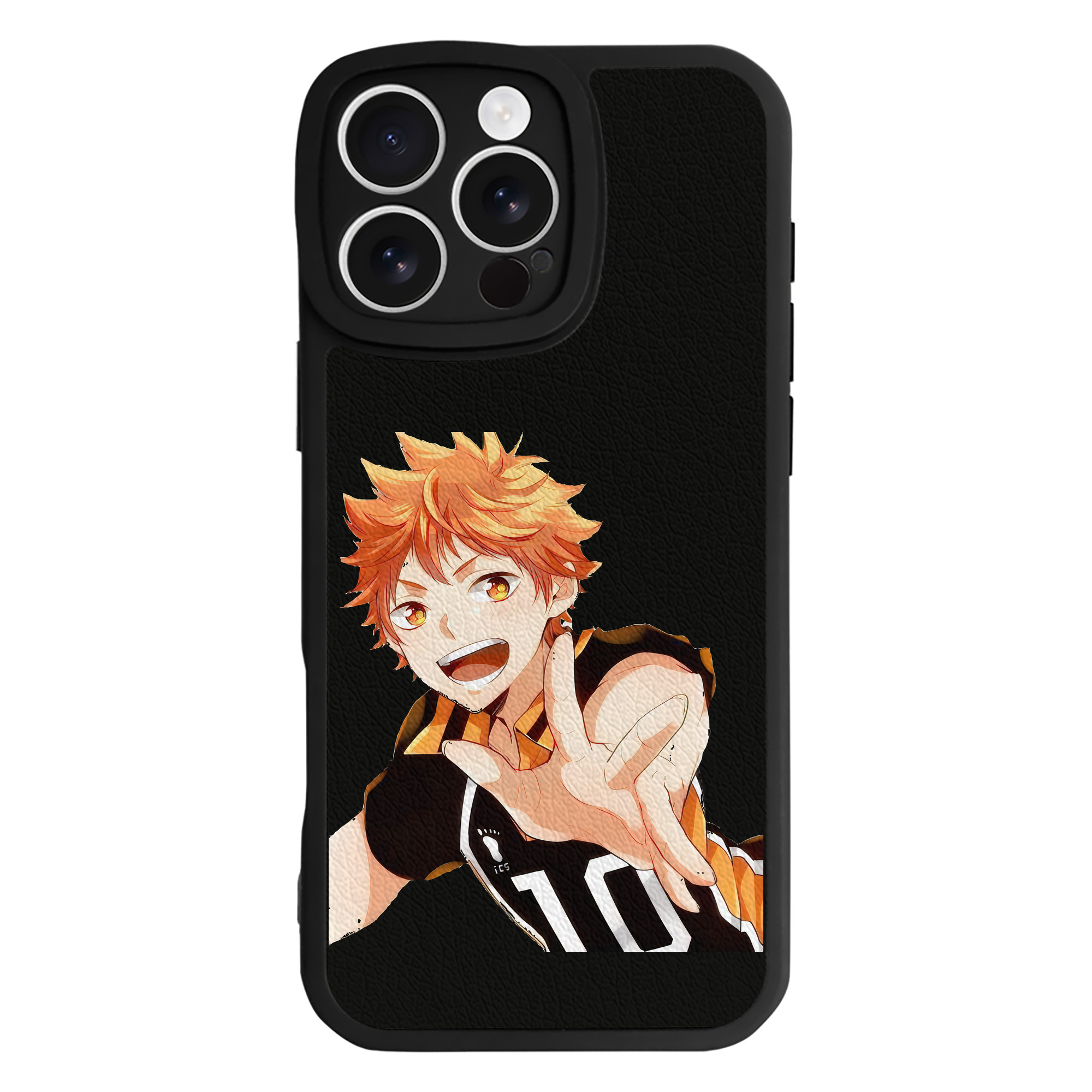 （画像用） ハイキュー!! Haikyu!! 【iPhone 16シリーズ対応】シリコンスマホケース（レザー調） 材質：シリコン